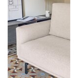 Kave Home Bež sedežna garnitura iz šenilje 214 cm Galene – | Shoptok.si
