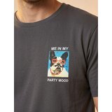 Sinsay Pamučna majica s printom psa | shoptok.hr