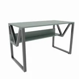 Radni sto Lona, 120x72.8x60 cm, Maslinasto-crna