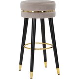 Mauro Ferretti Barski stolac Paris grigio/zlato cm ø 35x74 | shoptok.hr