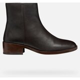 Geox Dark Brown Women's Ankle Boots Camexia - Ladies | shoptok.hr