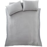 Catherine Lansfield Siva satenska posteljina za bračni krevet/za produženi krevet 230x220 cm Silky Soft – | shoptok.hr