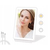  Sklopiva baterija. kozmetičko ogledalo sa led rasvjetom za make up usb | shoptok.hr