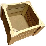 MB RETAIL GROUP Drvena gajbica za vino i čokoladu - 13 x 10.5 x 13 cm | Eponuda.com