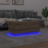  Stolić za kavu s LED svjetlima boja hrasta artisan 90x50x40 cm | shoptok.hr