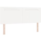 vidaXL Naslon za glavo Preprosta zasnova Čista bela 160 cm Faux usnje Cene