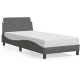 Furnova Posteljni okvir brez vzmetnice temno siv 90x200 cm blago, (21937978) | Shoptok.si