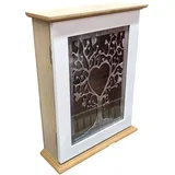 Kutija ukrasna za ključeve MDF 19,5x6,5x25cm 25AB1414 bijela