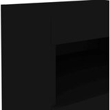  Noćni ormarić s LED svjetlima crni 50x40x45 cm | shoptok.hr