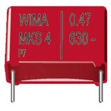 WIMA MKS 4 0,15uF 5% 63V RM10 1 kom. MKS-folijski kondenzator radialo ožičen 0,47 µF 63 V/DC 5 % 10 mm (D x Š x V) | Eponuda.ba