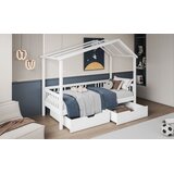  Drveni dječji krevet Pandora s ladicama - bijeli - 180x80 cm | shoptok.hr