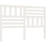  Posteljno vzglavje belo 156x4x100 cm trdna borovina, (20644807) | Shoptok.si
