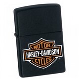 Upaljač zippo harley davidson logo black matte