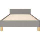  Za krevet s uzglavljem svjetlosivi 100x200 cm od tkanine | shoptok.hr