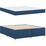  Konstrukcija postelje z vzmetnico Modra 180 x 200 cm blago, (5000069890) | Shoptok.si