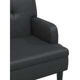  Klupa s naslonom crna 112x65,5x75 cm umjetna koža | shoptok.hr