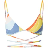 Roxy Bikini gornji dio 'PALM CRUZ' svijetloplava / žuta / lila / narančasta