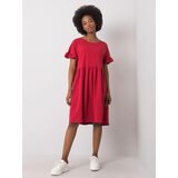 RUE PARIS Dress-RV-SK-5576.04-dark red Cijene
