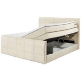MID.YOU POSTELJA BOXSPRING 180 cm x 200 cm , tekstil, leseni material krem barve | Shoptok.si
