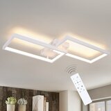 Nettlife zatemnilna LED stropna svetilka, 40 W, bela kovinska zasnova, za kuhinjo, spalnico, jedilnico ali dnevno sobo, z daljinskim upravljalnikom, (5000491347) Cene