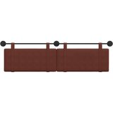  Viseće uzglavlje kreveta Sjajno smeđa Antikni PU 170 x 55 x 5 cm | shoptok.hr