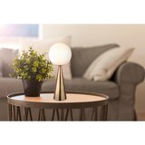 Globo Stolna svjetiljka Pinpal (Ø x V: 20 x 49,5 cm, Zlatna, Bijela) | shoptok.hr