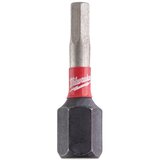 Milwaukee udarni bitsevi hex shockwave ojačani 1/4″ 3 x 25mm | ePonuda.com