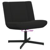 Crna Vrtljiv stol Črna 63 x 75 x 76 cm Ovčja koža, (5000288966) | Shoptok.si