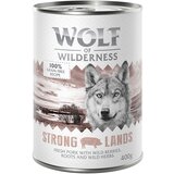 Wolf of Wilderness Ekonomično pakiranje: Adult 24 x 400 g - NOVO Strong Lands - svinjetina Cijene