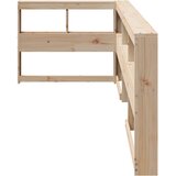  Polica za knjige uzglavlje L-oblika 80 cm borovine | Eponuda.com