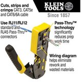 Klein TOOLS Kompaktni alat za krimpovanje Pass-Thru konektora | Eponuda.com