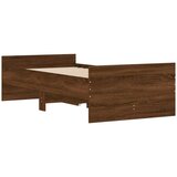  Okvir kreveta s ladicama boja smeđeg hrasta 90 x 190 cm | shoptok.hr