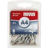 Novus pop nitne aluminijumske A4 x 6mm 30kom | ePonuda.com