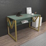 Hanah home Radni sto Lona, 120x72,8x60 cm, Maslina-Zlatne boje | Eponuda.ba