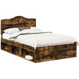  Konstrukcija postelje z vzglavjem Dimljeni oreh 120 x 200 cm, (5000102424) | Shoptok.si