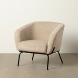 Ixia Bež fotelj iz šenilje Classic – | Shoptok.si
