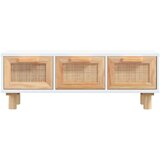  Stolić za kavu bijeli 80x40x30 cm konstruirano drvo i borovina | shoptok.hr