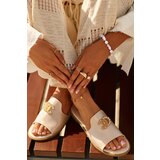 S. BARSKI Elegant Women's Shiny Slippers With Decoration S.Barski | Shoptok.si