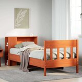  Krevet s regalom za knjige bez madraca 100 x 200 cm od borovine | shoptok.hr