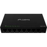 Lanberg DSM1-1008 SWITCH 8X 1GB /S UNMANAGED GIGABIT ETHERNET DESKTOP 12V (METAL CASE) | shoptok.hr