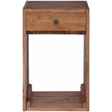  Noćni ormarić Smeđa 63 x 30 x 79 cm Čvrsto mahagonijsko drvo | shoptok.hr