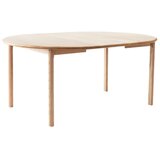 Hammel Furniture Okrugli proširiv blagovaonski stol s dodatnom pločom od punog hrasta ø 120 cm Noor – | shoptok.hr