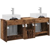  Set ormarića za kupaonicu 3 kom. Staro drvo 49,5 x 41 x 62,5 cm | shoptok.hr