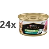 Purina Pro Plan Cat Adult Sterilised Maintenance pašteta, konzerva - losos - 85 g 24 x 85 g Cene