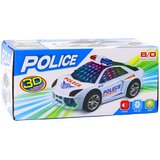  policijski avto za igro 3D - bela | Shoptok.si