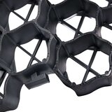 vidaXL Rešetke za travo 16 kosov črne 60x40x3 cm iz plastike | Shoptok.si