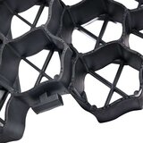 vidaXL Rešetke za travu 16 kom crne 60 x 40 x 3 cm plastične | shoptok.hr