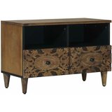 TV ormar s pohranom Smeđa 70 x 33,5 x 46 cm Čvrsto drvo manga | shoptok.hr