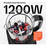 Klarstein Velaire kuhinjski aparat z mešalnikom za gnetenje, stepanje in stiskanje, 1200W, 2l kuhinjski aparat/1,75l mešalnik | Shoptok.si