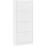 Ormarić za cipele sjajni bijeli 63x24x147 cm konstruirano drvo | shoptok.hr